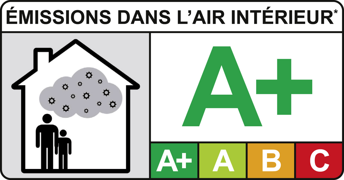 Emission dans l'air intérieur - A+